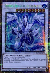 Trishula, Dragon of the Ice Barrier - BLVO-EN100 - Starlight Rare - 1st Edition